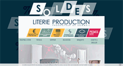 Desktop Screenshot of literie-production.com